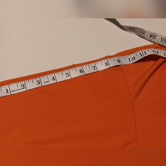 Y2K Skater Hiphop Graphic Tee Color Block Asymmetrical Oversize XS Orange White - Picture 6 of 10